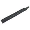 The Red Collier en cuir 3 anneaux D Noir